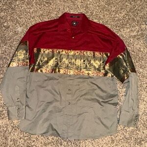 Panhandle Slim Pearl Snap with gold detail